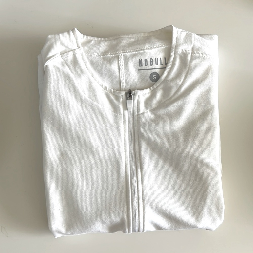 NOBULL WOMEN'S TWILL ZIP-UP JACKET